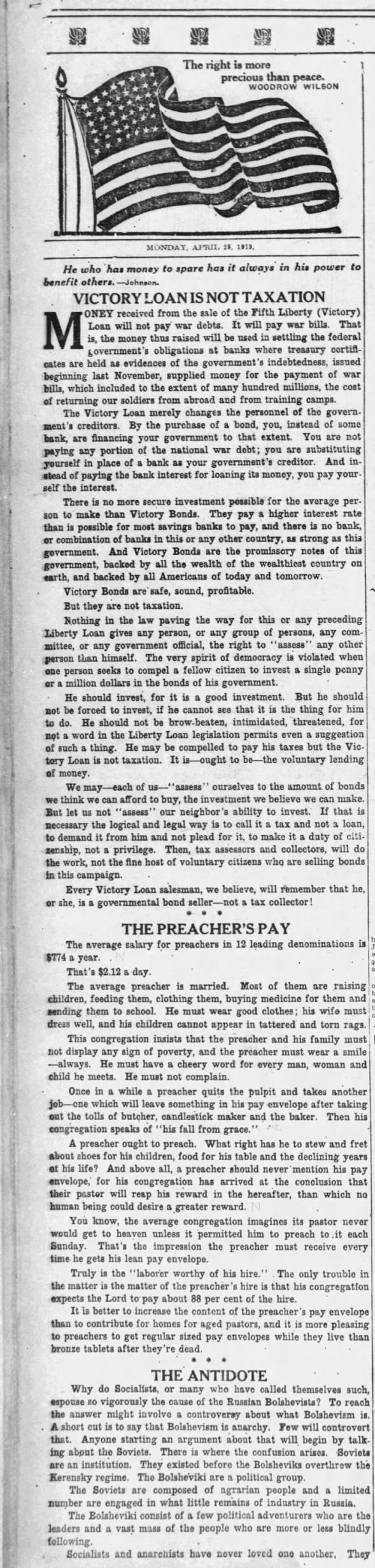 Clipping from Wisconsin State Journal